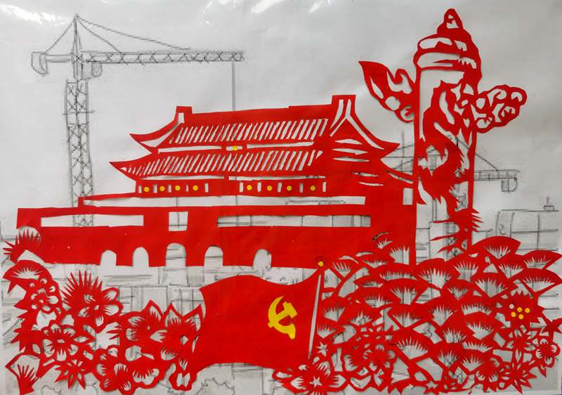 手工类（剪纸）-感党恩跟党走-胡建民-JXF吉祥坊_副本.jpg